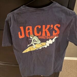 Jack by BB Dakota Blue Short Sleeve Tee with Graphic Design